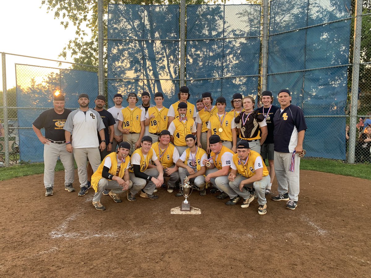 GCHSBlueDevils's tweet photo. 🚨 BALLGAME 🚨

The Blue Devils are Region C Champions!!! Grayson wins over Auburn 3-2! ⚾️🔱🏆 https://t.co/E2XC6iMJmh