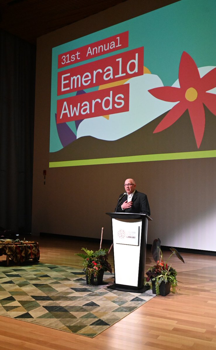insideeducation's tweet photo. We love celebrating environmental excellence across Alberta! 

We are thrilled to celebrate that Steve, our Executive Director, received the Lifetime Achievement Award tonight at the #ABEmeraldAwards2022

Well deserved! 👏 Congrats to the all other winners! 🎊 https://t.co/VFczQh7RQu