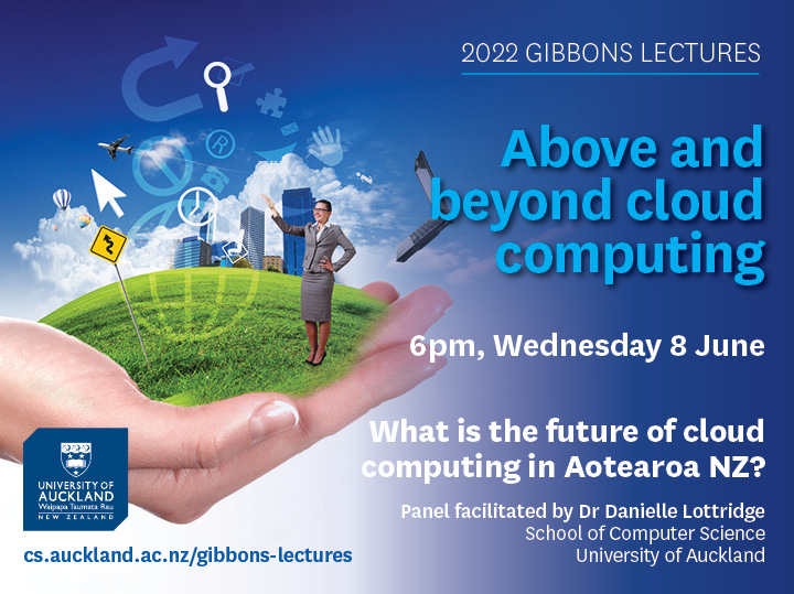 School of Computer Science, University of Auckland (@uoacompsci) on Twitter photo Final Gibbons "What is the future of cloud computing in Aotearoa?" host <a href="/dlottridge/">Danielle Lottridge</a>.
The panel: Matt Bostwick, Microsoft; Theresa Corballis, Google Cloud NZ; Tony Buswell, NZ IBM; Gareth Cronin, Xero.
Register
eventbrite.co.nz/e/2022-gibbons…
Livestream
vimeo.com/event/2091482
#cloud Final Gibbons "What is the future of cloud computing in Aotearoa?" host <a href="/dlottridge/">Danielle Lottridge</a>.
The panel: Matt Bostwick, Microsoft; Theresa Corballis, Google Cloud NZ; Tony Buswell, NZ IBM; Gareth Cronin, Xero.
Register
eventbrite.co.nz/e/2022-gibbons…
Livestream
vimeo.com/event/2091482
#cloud