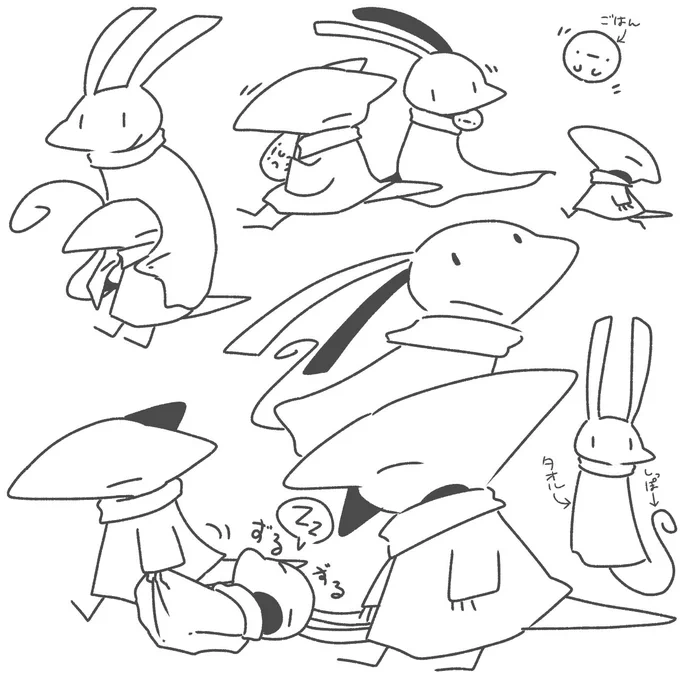 仕事中のらくがき 