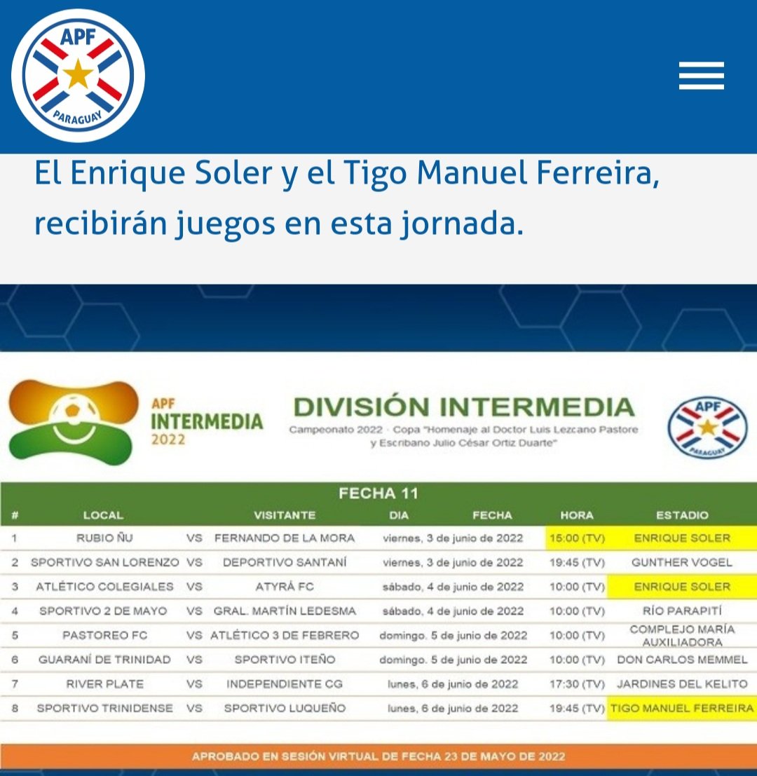 danyarevalos's tweet photo. Finalmente Luqueño y Trinidense se disputará en cancha de Olimpia. https://t.co/CiYmK8uFfs
