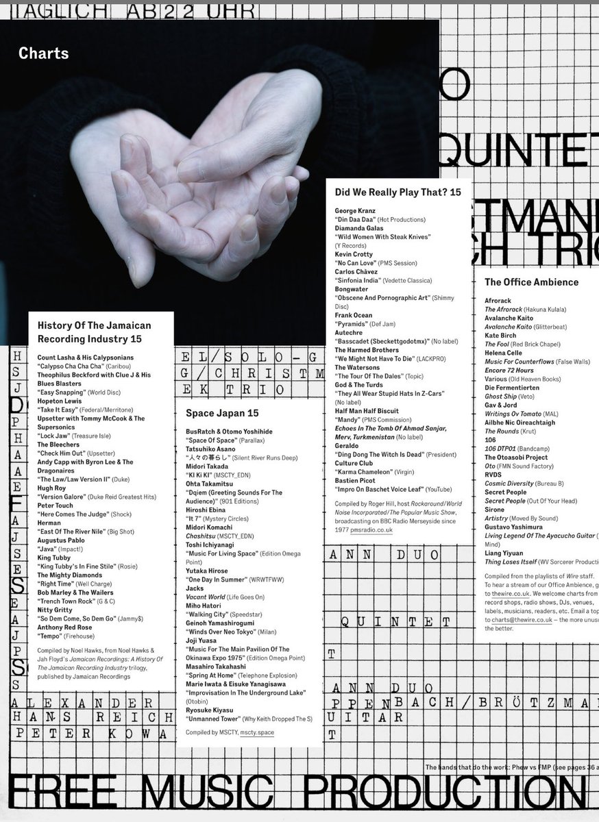 nickluscombe's tweet image. My @MSCTY_SPACE chart of Japanese music inspired by spaces and places is featured in this month’s edition of the @thewiremagazine … #mscty #japan #thewire #music #sound #space