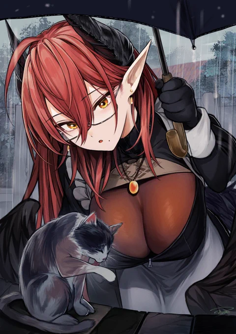 雨の日 