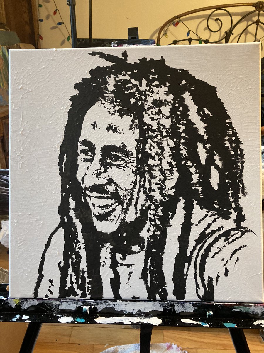 JoeyWintART's tweet photo. Next up: Bob Marley #30for30 I had to fit Bob into this series because this is love this is love this is love that I’m feeeelin 🎶🎼🎵 the finished Steve o pics coming tonight. #freelance #art #bobmarley #isthislove #ishotthesheriff #butdidntshootthedeputy #comingto #unknown https://t.co/wBfsfYvPah