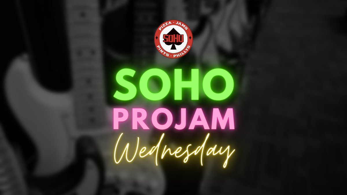 sohoyeg's tweet image. The Soho pro jam is by invite and run by @jamiecooperdrums . Every week, Jamie assembles 7 bands,  and each band gets a couple cover songs to play.  Everything from Rock/pop/R&amp;amp;B/soul/hip-hop/country. Come on by to see the magic happen. 

#sohoyeg #yegmusicians #projam