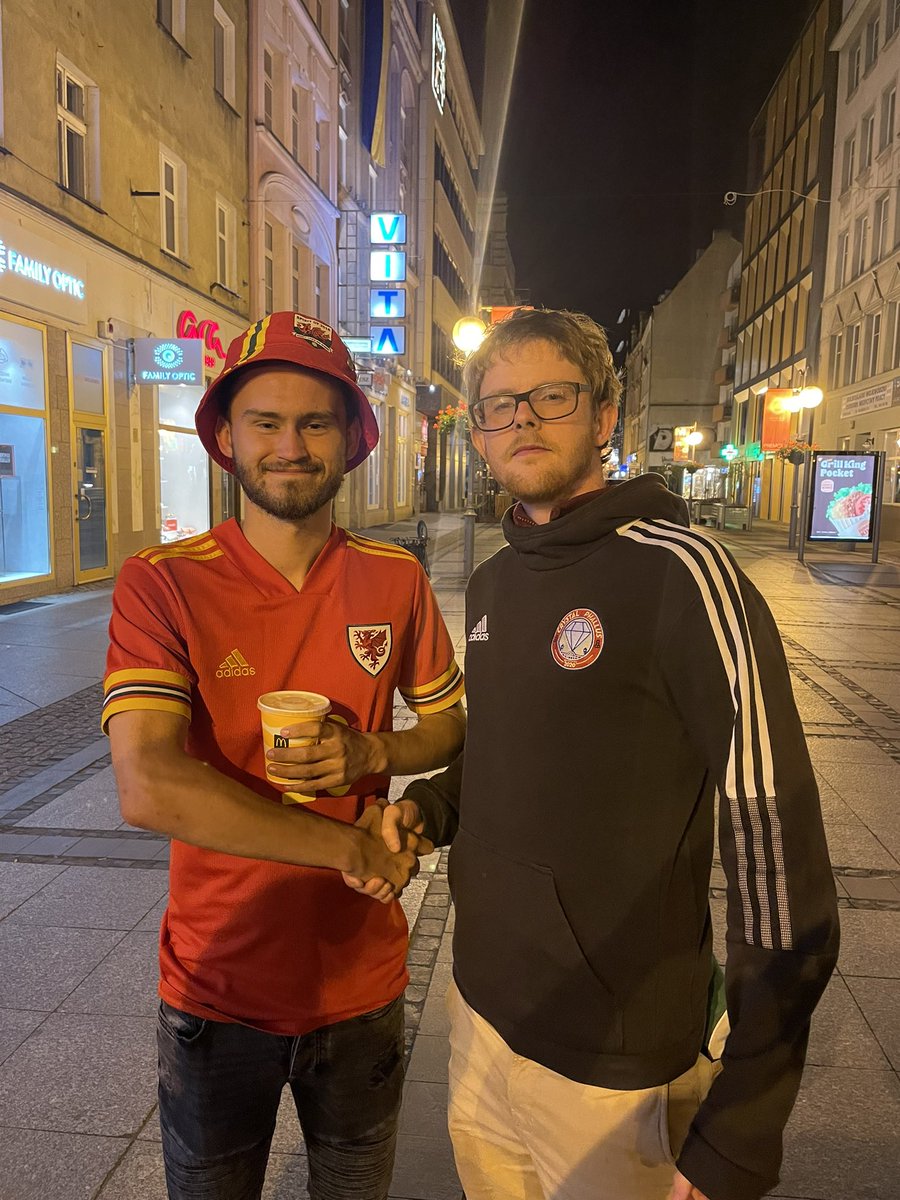 💎 TRANSFER NEWS 🍆

While in Wroclaw for Wales vs Poland, Phallus totally legit sign <a href="/lewismphoto/">Lewis Mitchell</a> from <a href="/ArCheeseFC/">ArCheese FC</a> for the confirmed fee of a shot of jagermeister and a cool trick in a fountain.

Welcome #Respecs