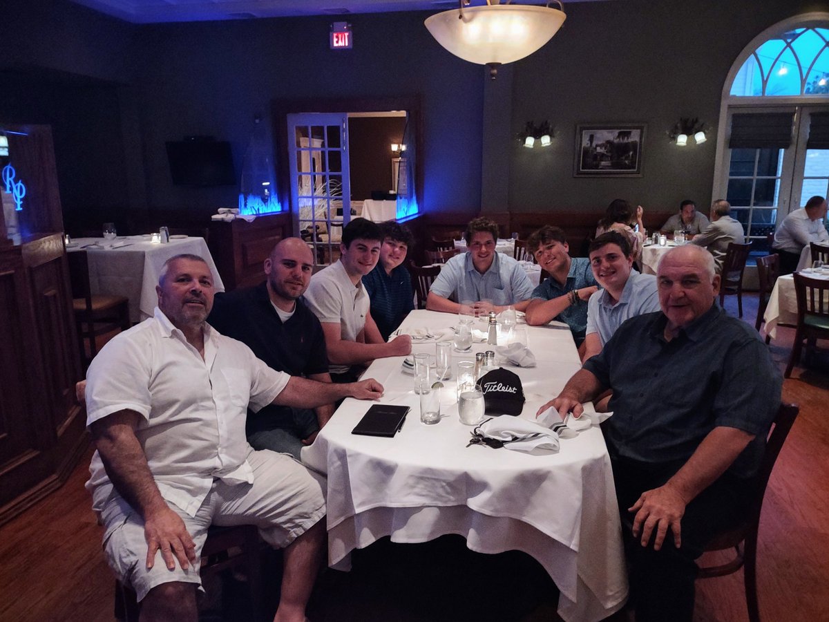 lenapevalley181's tweet photo. @RamseyRamsFB 
@_tylerlarson @MattWeir @SmilonTim @AndrewOhnegian @BahnLogan 

With Coach Baeira
and Coach Samra
Oh, what a night! https://t.co/1arrb0ENRN