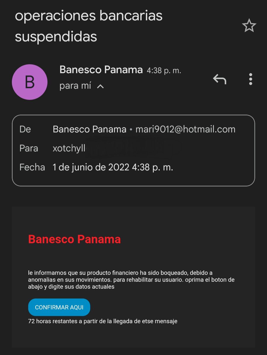 xotchyll's tweet photo. @BanescoPanama https://t.co/A6STP0Pmnd
