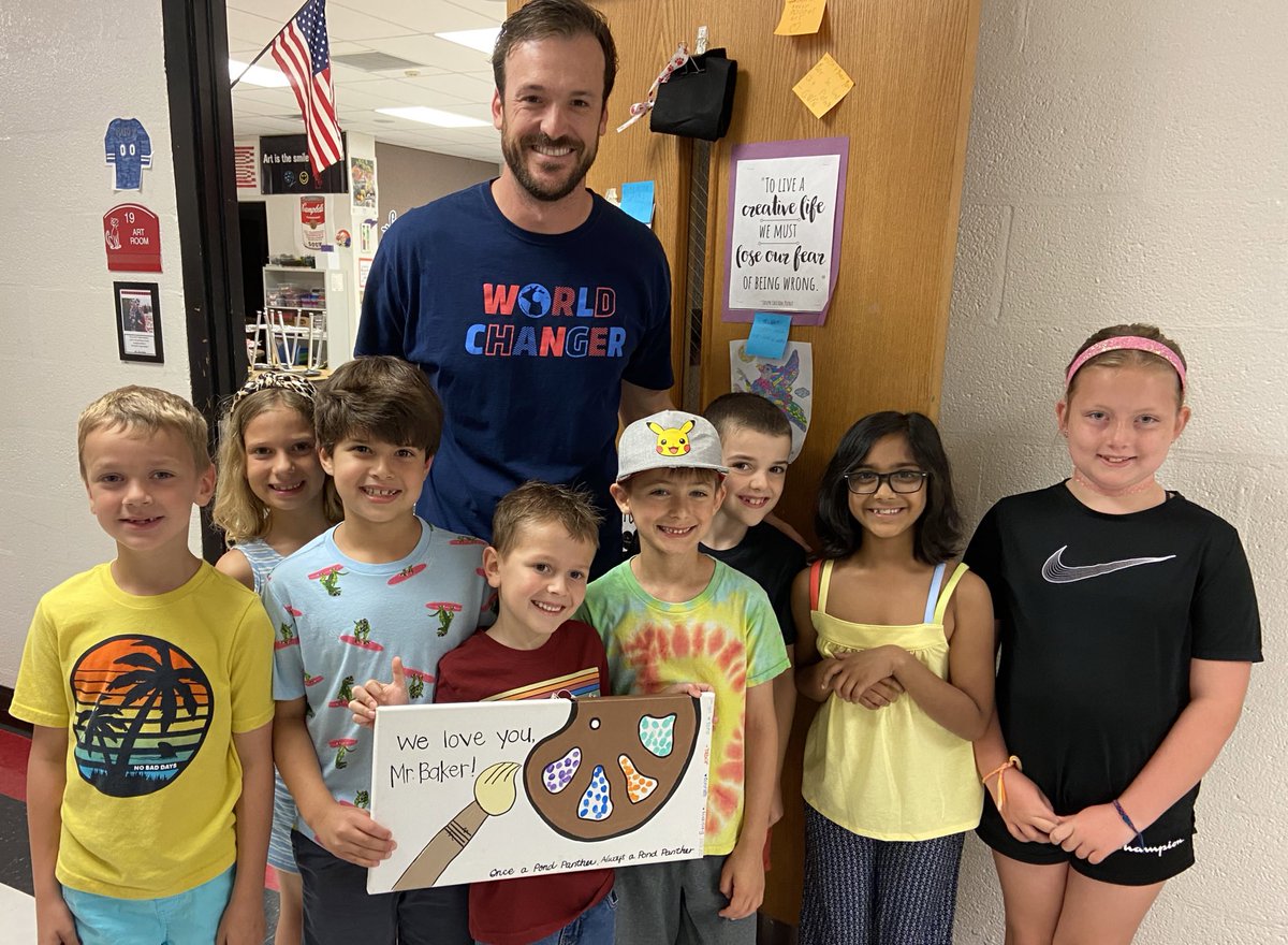 <a href="/MrBakerMO/">Alex Baker</a> we are sure going to miss your caring ways, your talent and high fives! Good luck on your next journey! @PondElem @PondElemAP <a href="/rockwoodschools/">Rockwood School Dist</a>