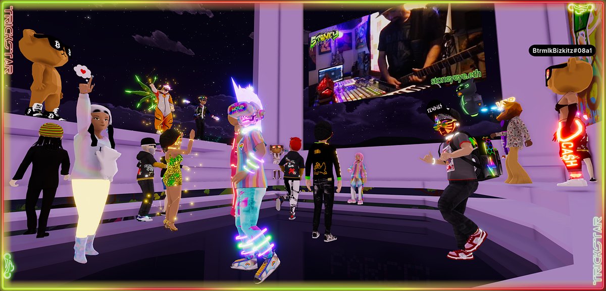 TrickStarETH's tweet photo. 🔥❤️‍🔥🔥MAGIC HOUR FYAH🔥❤️‍🔥🔥

@stoney_eye @PARCELPARTIES @SoultryDubs @CosyArtist  @SurdegenS @ManaDaiquiriDCL @nftbubblegum @RoadRunner778 @FabeeoBreen @3rdeyevisuals @DclRoots #Decentraland #mana #Metaverse #LFG https://t.co/gFPrwLP176
