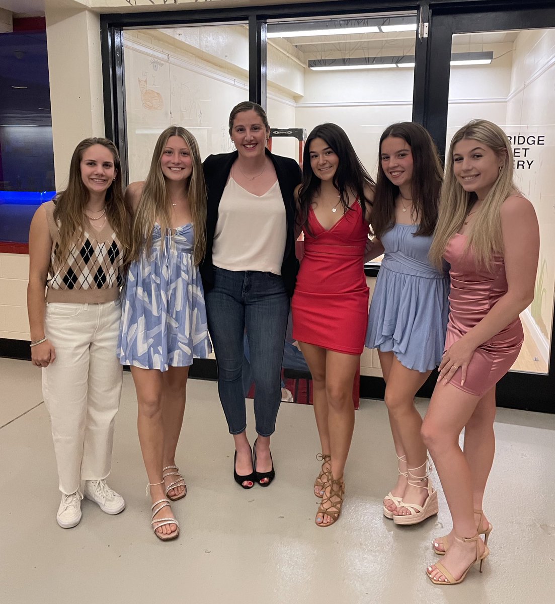 BHS_GBB's tweet photo. The unique obstacles this senior class faced cannot be overstated.

These athletes all made it to the finish line, while also committing to two or more teams/programs their SR year.

They are champions and record holders in athletics and life.

They are Devils❤️🤍 https://t.co/RkerLUYJqN