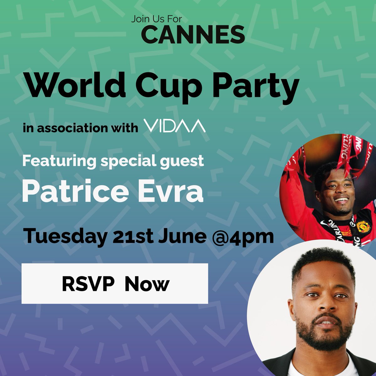 unrulyco's tweet photo. We're headed to #cannes2022! We have a packed lineup of events including parties with @VIDAA and #PatriceEvra and available sessions with our team of experts. RSVP and join us : https://t.co/nft4rr0ToO https://t.co/nbpseyuB2S