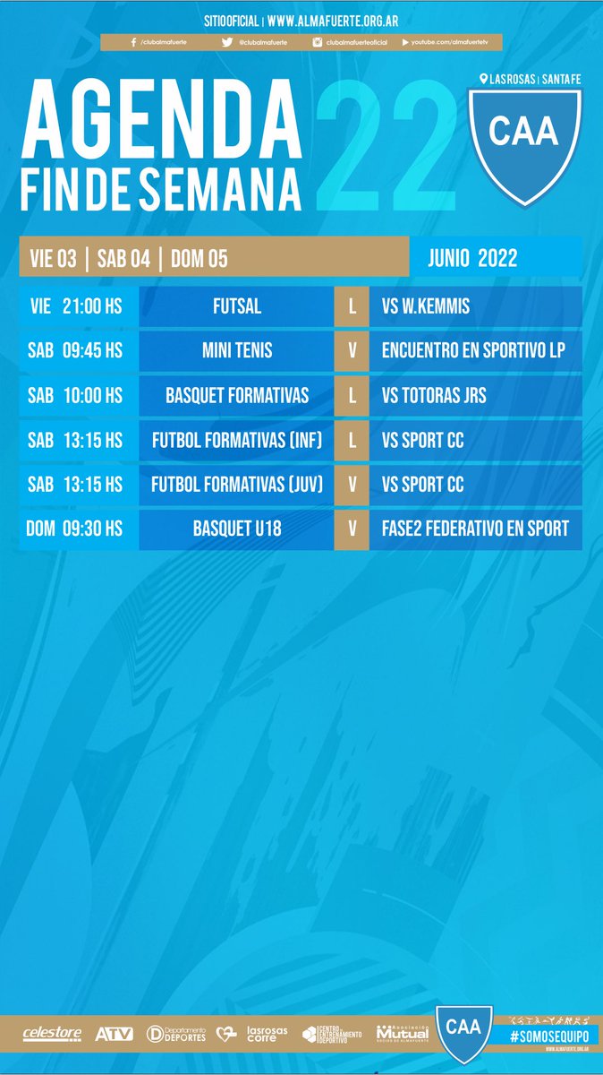 #AGENDAFINDESEMANA