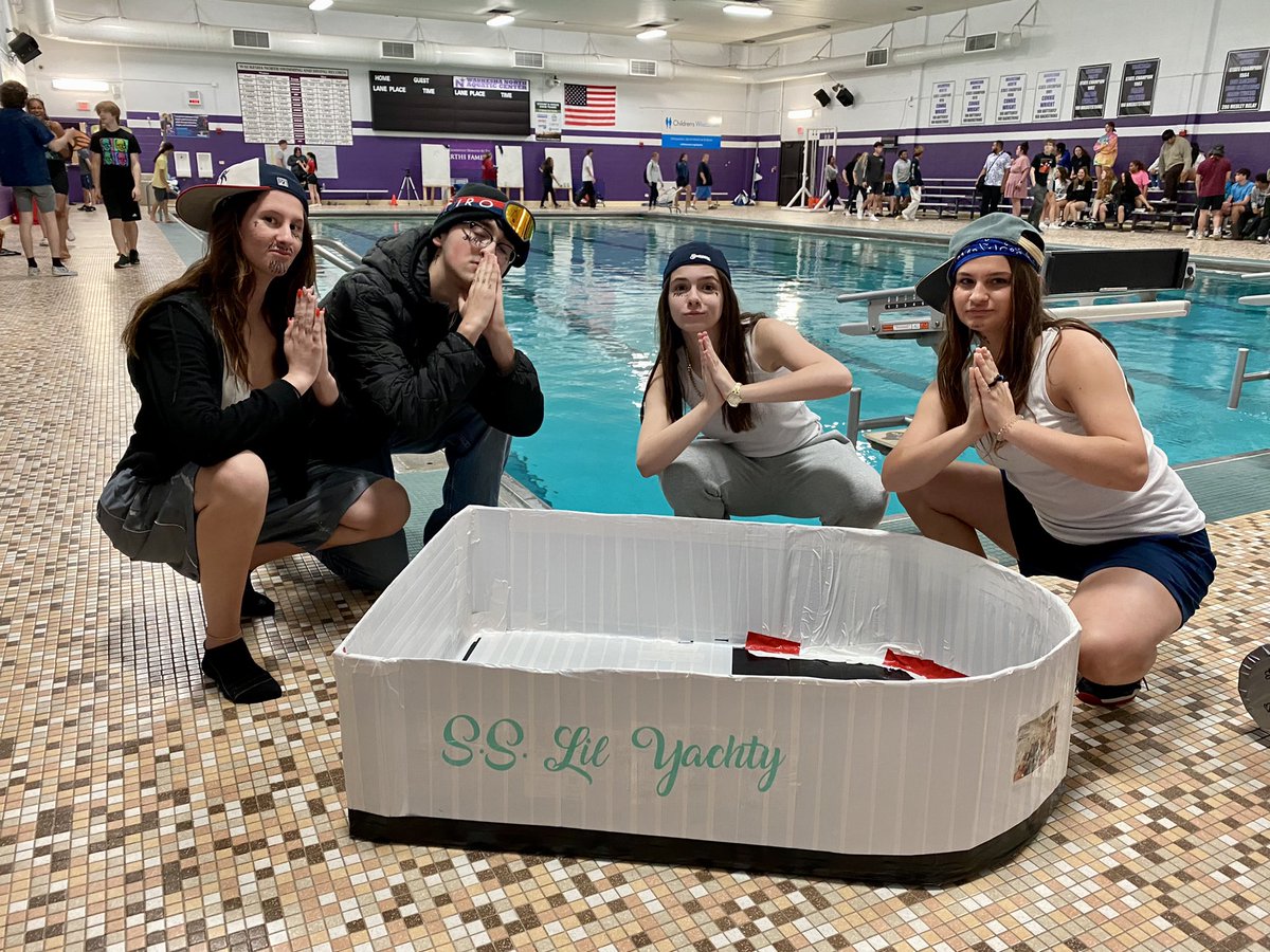 GretaVoit's tweet photo. So many fun boats this year!!! Proud of the focus and dedication my AP #physicsland students have shown after the exam…and even into June! #PhysicsIsFun https://t.co/OODe79MOU5