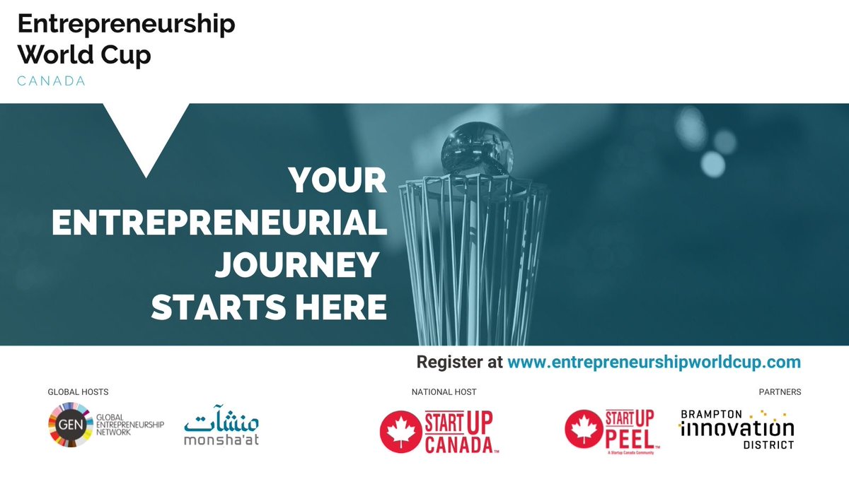 Startup_Peel's tweet photo. #EWC2022 is now open for applications! The #EntrepreneurshipWorldCup kicks off with a global launch, then with the EWC competitions, evaluations and finally the global finals. Register now: https://t.co/4HXZu62Bcl https://t.co/xKviYHKW2F
