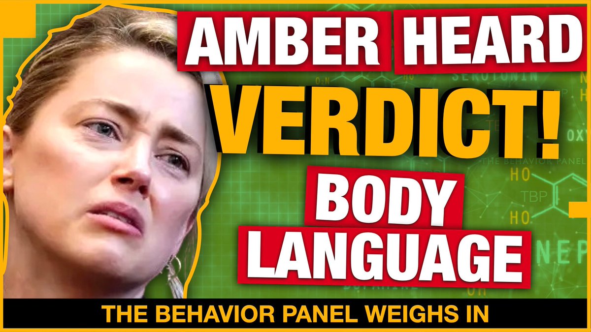 1greghartley's tweet photo. Latest from The Behavior Panel at 9:00 PM EDT (UTC-4). Amber Heard at the reading of the verdict. Please share and subscribe. #DeppVsHeard #JohnnyDeppVsAmberHeardTrial.           

https://t.co/z8vLfggGY1 https://t.co/1OQHfFWMEz