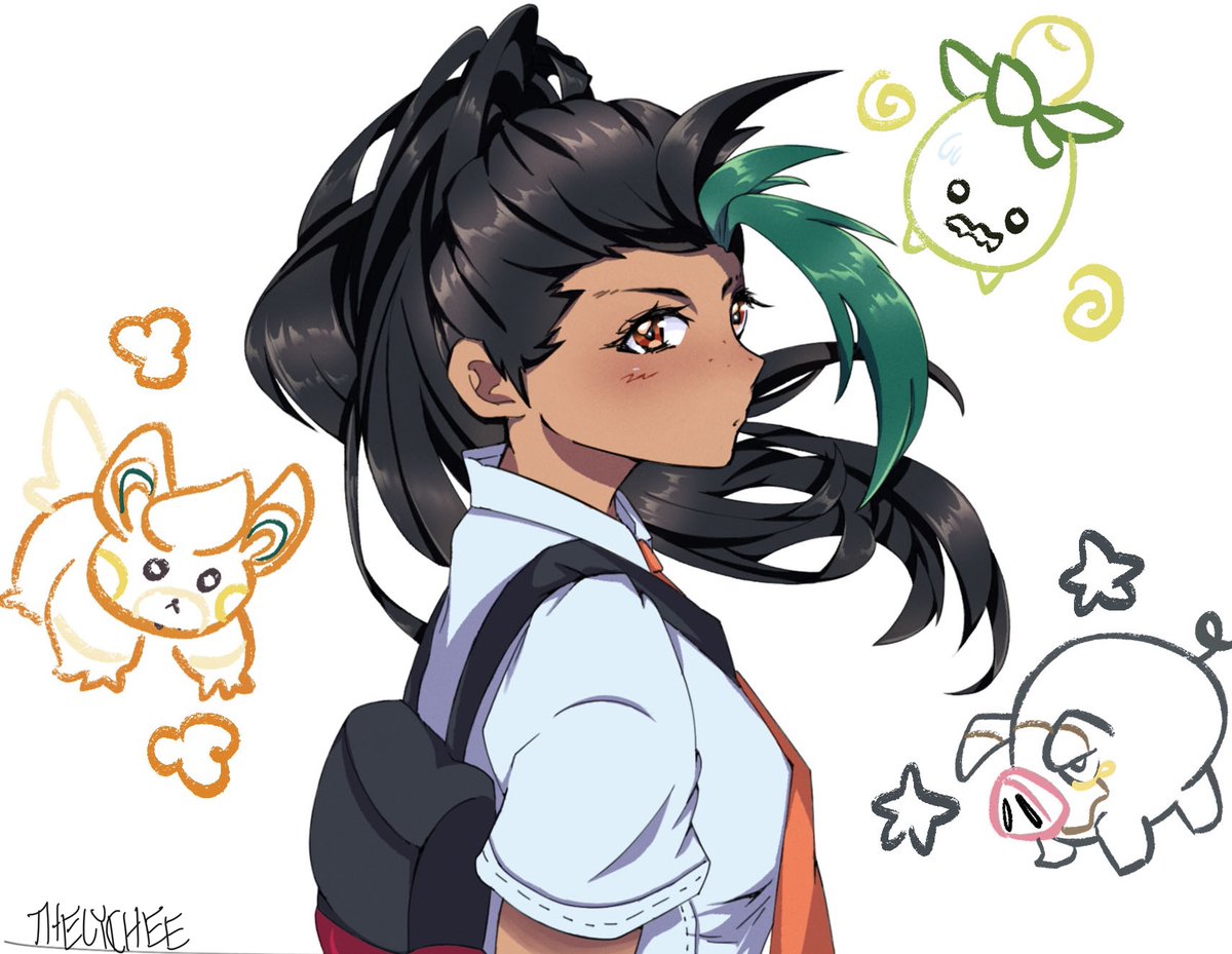 THELYCHEE_'s tweet photo. Nemona is cool https://t.co/THiD2ZyNVg