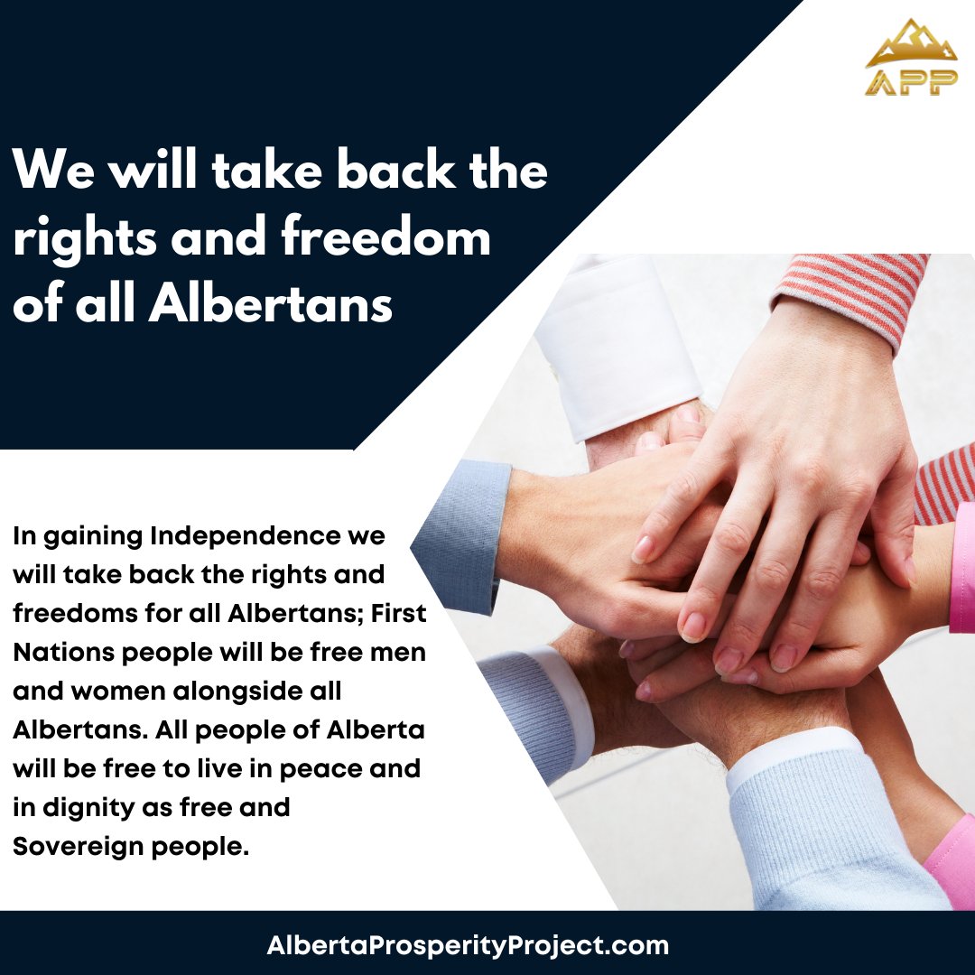 ABProsperityPrj's tweet photo. The future depends on what you do today. Join us today for an independent Alberta!
#AlbertaProsperity #Alberta #AlbertaStrong #PathToProsperity #RoadToFreedom #Freedom #Prosperity #Community #CommunitySupport #YourAlberta https://t.co/OCYJ48WzG7