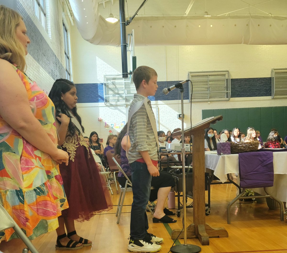 Wildcats_Prin's tweet photo. Dana's 5th grade graduation was a puuuurrrrfect ceremony for our Wildcats! https://t.co/XYflmXkneb