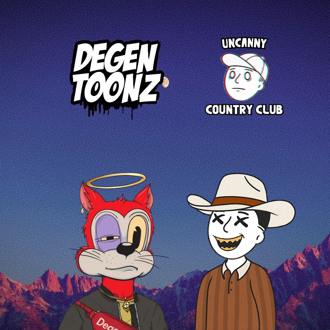 I want to follow all <a href="/DegenToonz/">Degen Toonz</a> and @TheUncannyClub that drop their Degens or UCC in the comment section!
.
.
.
#UncannyFamily #UncannyNFT #UncannyCountryClub #DegenToonz #NFT