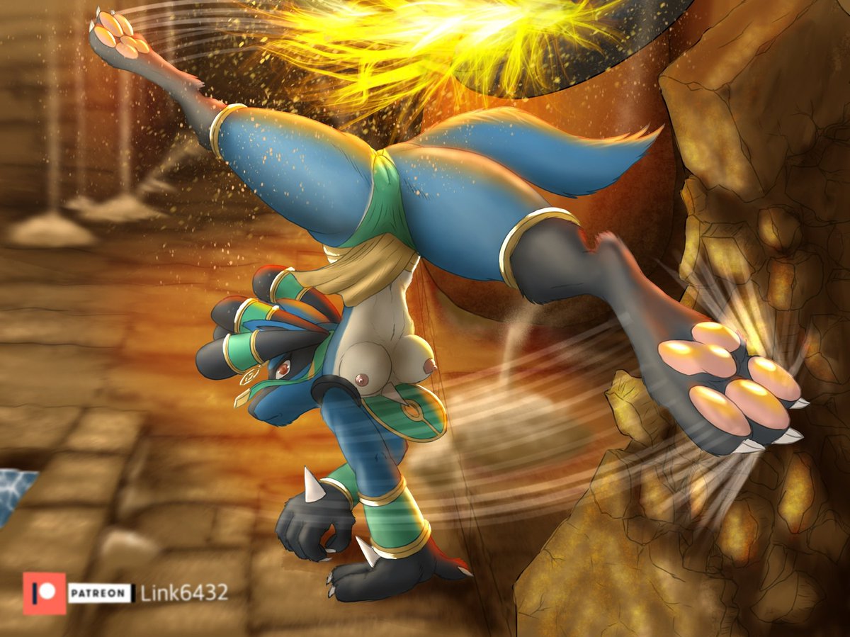 link6432's tweet photo. [NSFW] Ruins style Lucario 2
Oc:Ok, no problem…  I’ll just going to walk around here and…
Lucario: You think you can fool me!!? (Kick)
Oc:W-wooaah!!  Hey!!!  Lucario: I’ll destroy you!!!
Oc:We can reach an agreement?
Lucario: You can‘t fool me!!! Oc:…
https://t.co/9QgNmLtlKt https://t.co/TUX5rVByLC