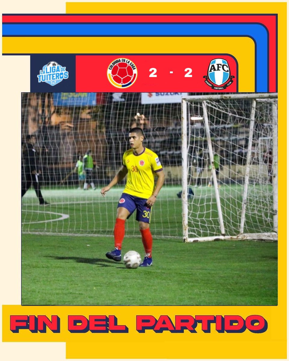 EMPATÓ COLOMBIA!!

Un gran partido nuevamente de ida y vuelta de los parces. Queda todo para la semana que viene. 

Resultado final: 🇨🇴2-2🇦🇷

#VamosColombia <a href="/ligadetuiteros/">+Liga Slots del Sol</a> 
🇨🇴🇨🇴🇨🇴🇨🇴🇨🇴🇨🇴🇨🇴🇨🇴🇨🇴🇨🇴