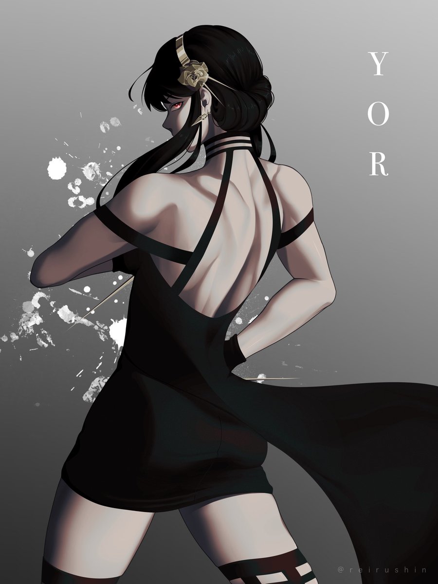 reirushin's tweet photo. YOR FORGER 

The thorn princess pierced right through me! 

-Rei🖤

#SPYxFamily #FANART #ArtistOnTwitter https://t.co/4gsBOWzROT