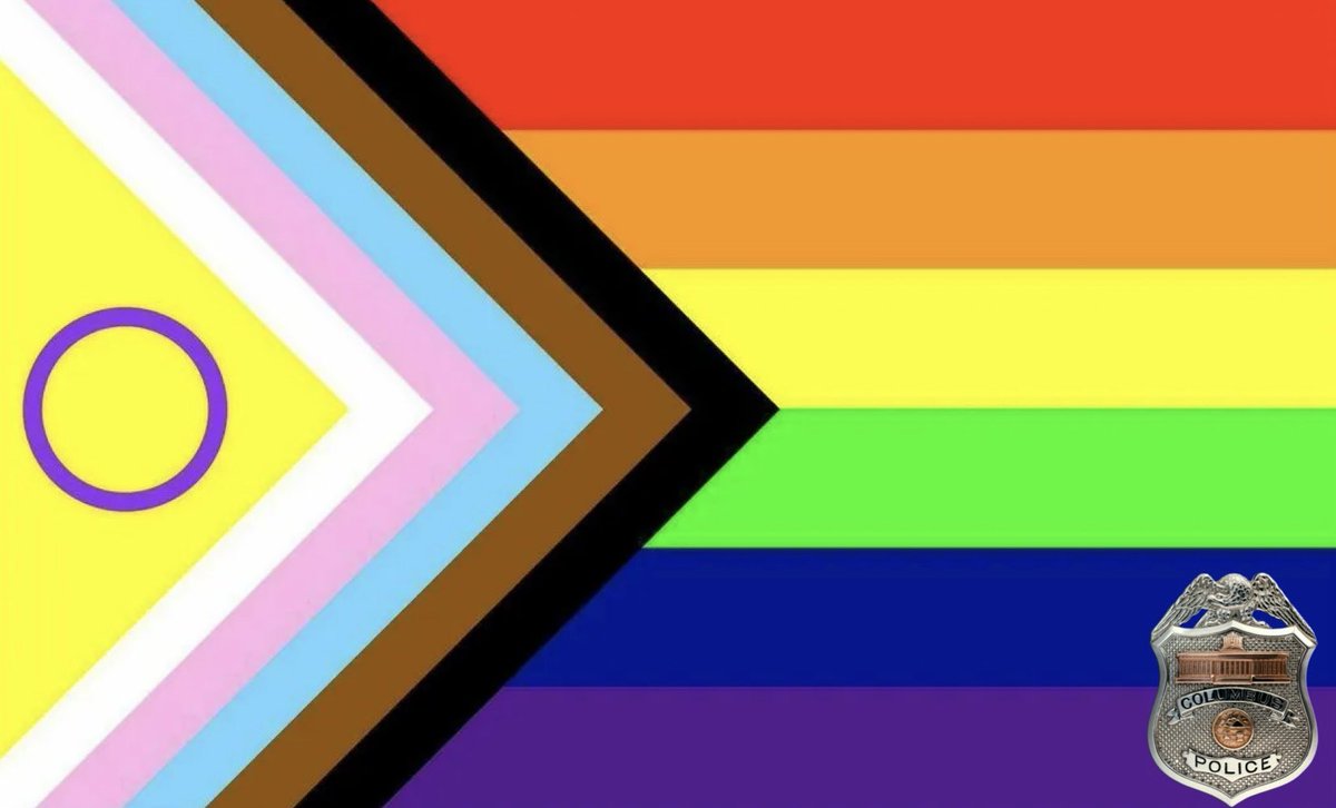 ColumbusPolice's tweet photo. Happy pride month Columbus 

Let’s follow the example set by our trans and gender-fluid siblings. They claimed their space, marshalled their parade, said gay all day, and fought racism and sexism and gender roles. Pride means live freely, love fiercely https://t.co/7PvqB7B1md