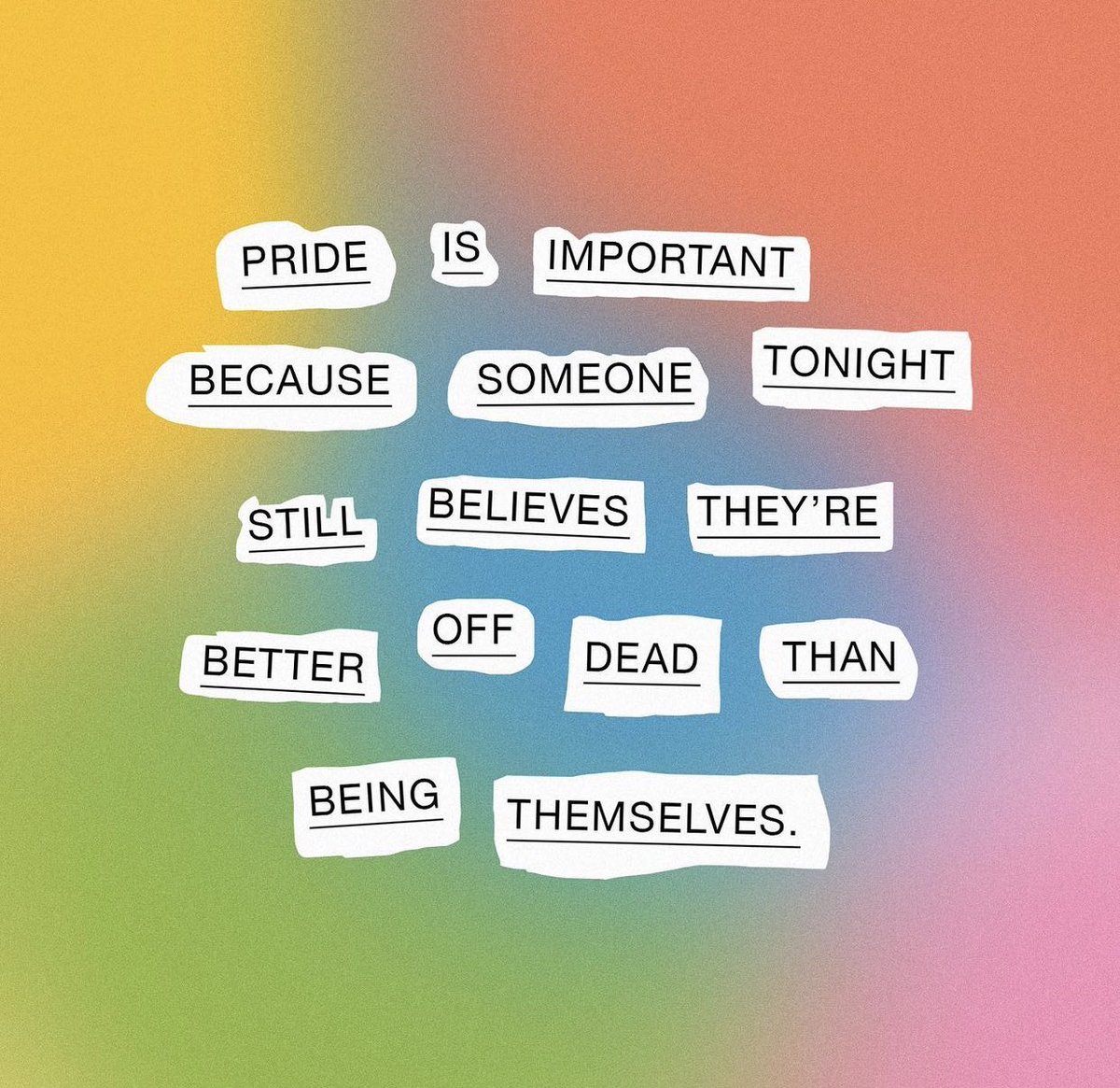 Just in case you're wondering why Pride Month is so important, here is one reason why. We acknowledge those who bravely fought for us, and we celebrate who each and every person in our communities, because of how special and important they are. #PrideMonth