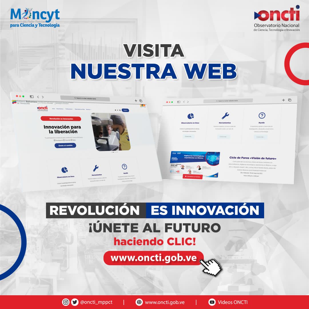 FundaciteLARA's tweet photo. Registro Nacional de Investigadores e Innovadores.

Si eres investigador,  innovador o tienes algún Trabajo  o Proyecto de Investigación, Te invitamos a participar en el Registro Nacional de Investigadores e Investigadoras (RENII) 

@Mincyt_VE @Gabrielasjr https://t.co/JVRul4w3cp
