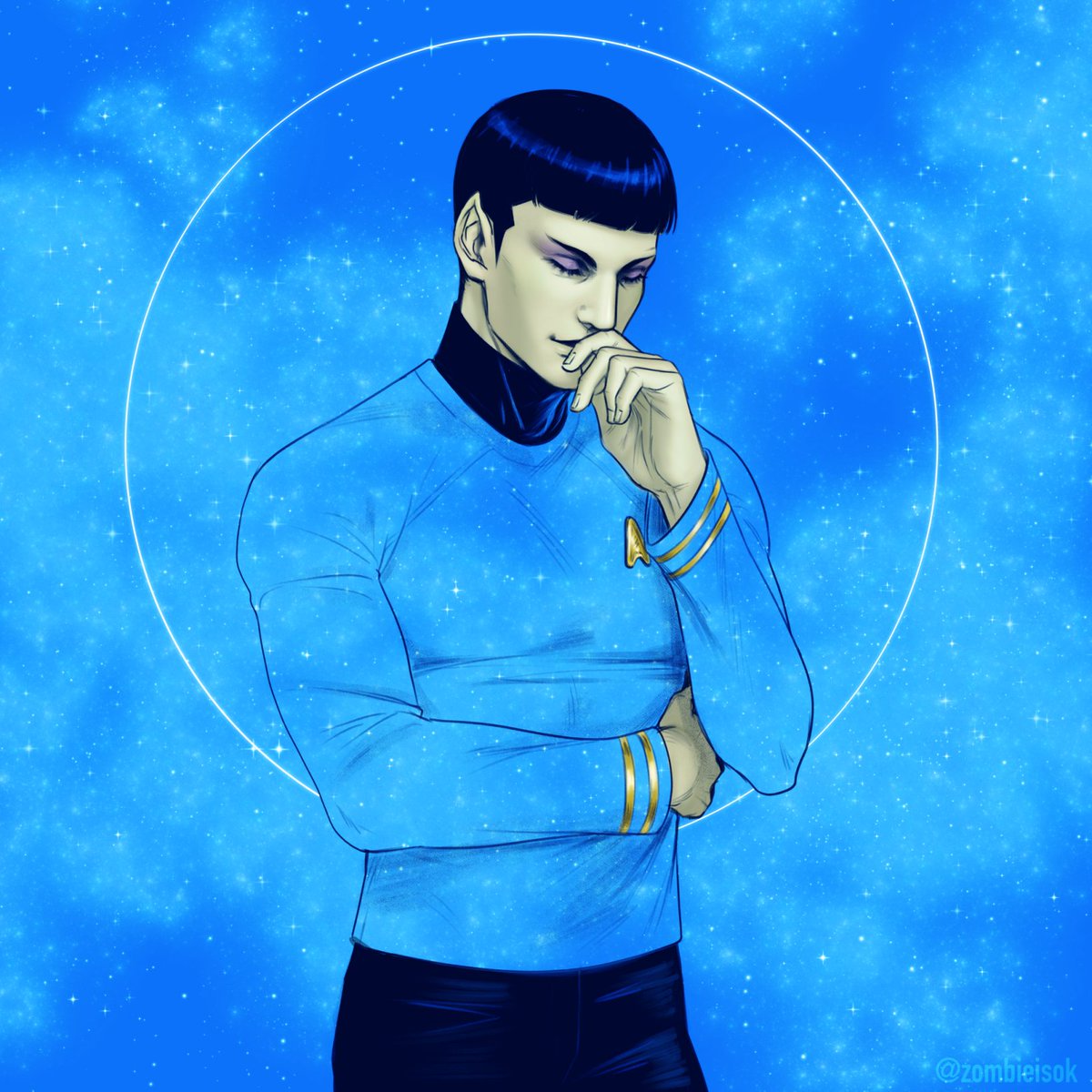 ZombieisOK's tweet photo. little cooldown of a pretty space boy allowing himself to feel his feelings ✨ https://t.co/CQXv6bP7x3