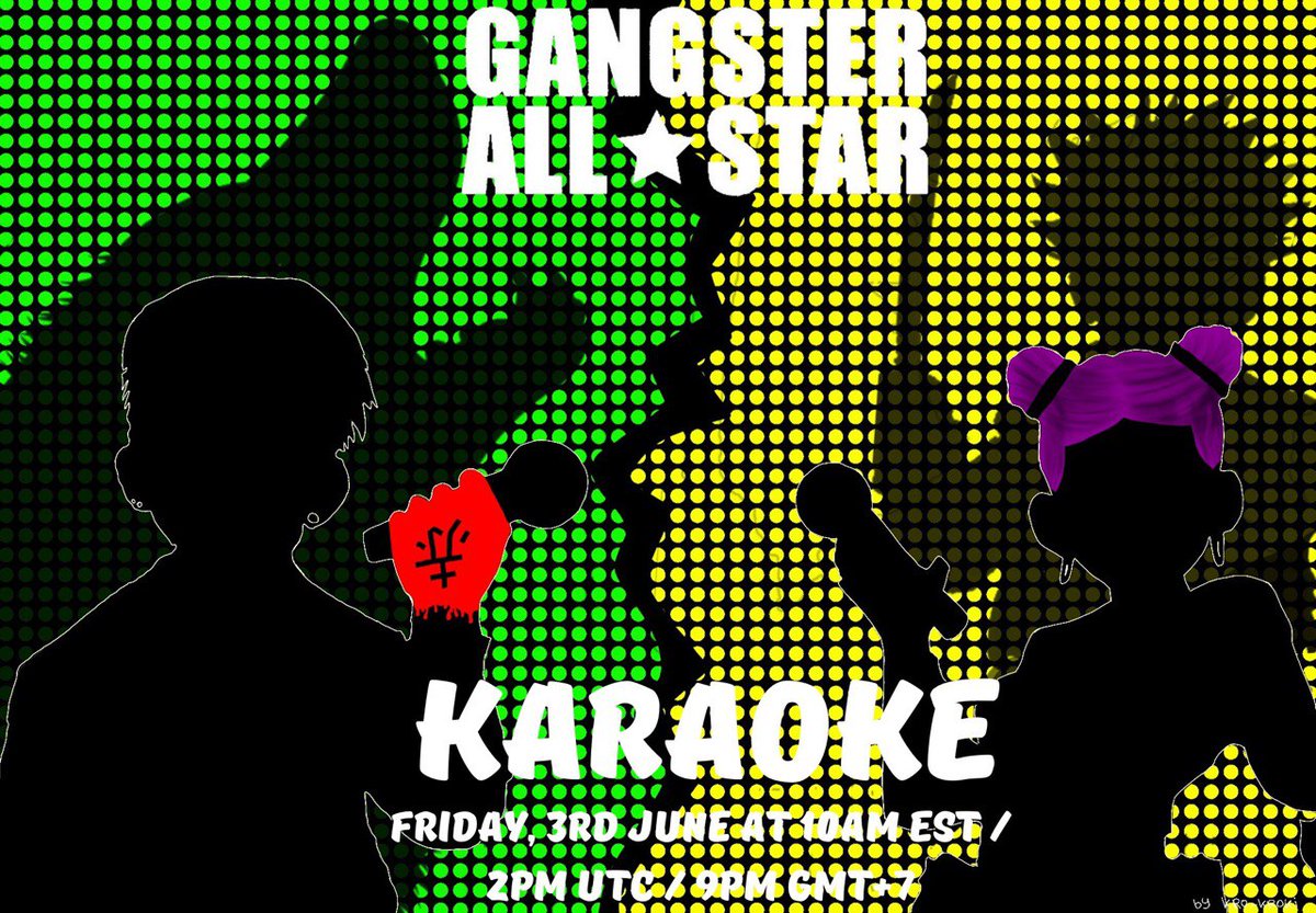 🔥[4TH GAS KARAOKE EVENT 🎤] 🔥
Friday, 3rd June at 10AM EST
cant wait for all the talented GAS family to join us and having fun together! co hosts : @Abek3official <a href="/pukimon_eth/">Pukimon $BUBBLE (ONMI.IO)</a> #GASisWATCHING #GASisFAMILY #GASisKARAOKE
poster by : <a href="/kro_kroki/">Kroki_kro</a>