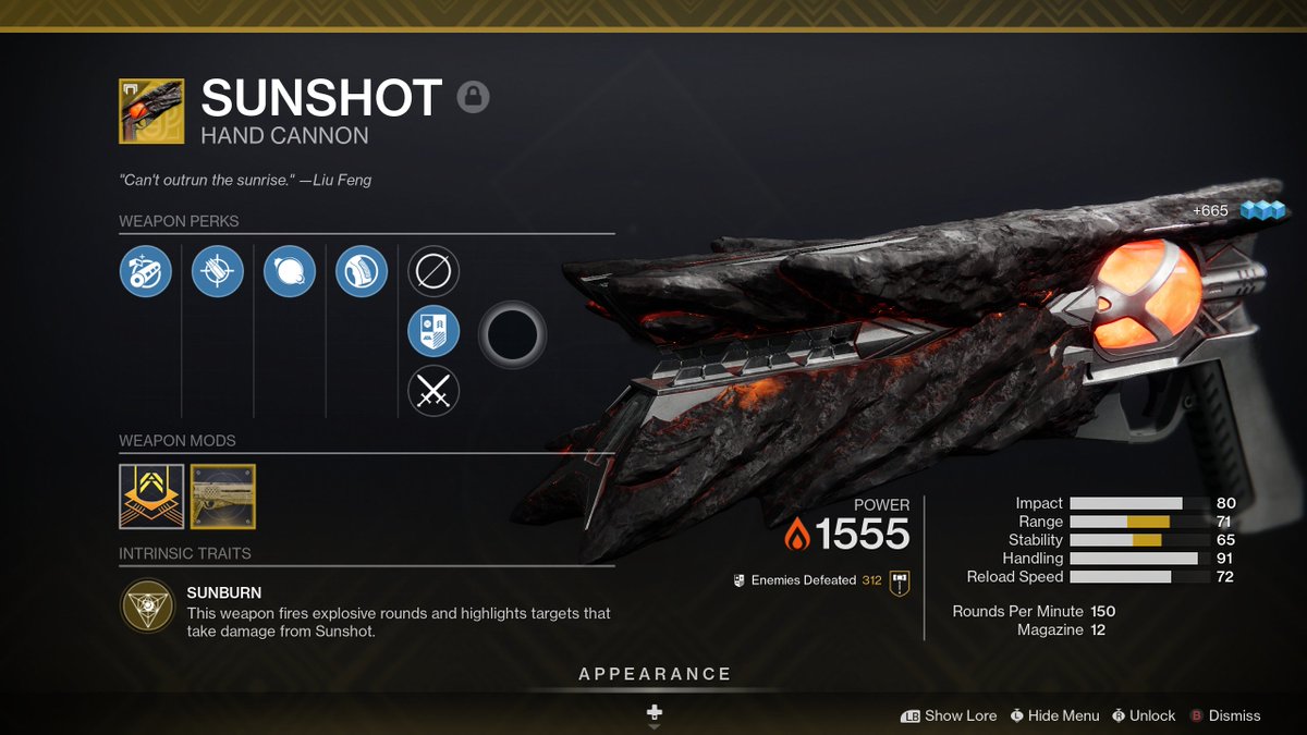 JordanSVP's tweet photo. The real question we should be asking John Bungie, is when is Sunshot gonna get this for it's MW? https://t.co/n5oDov53XP