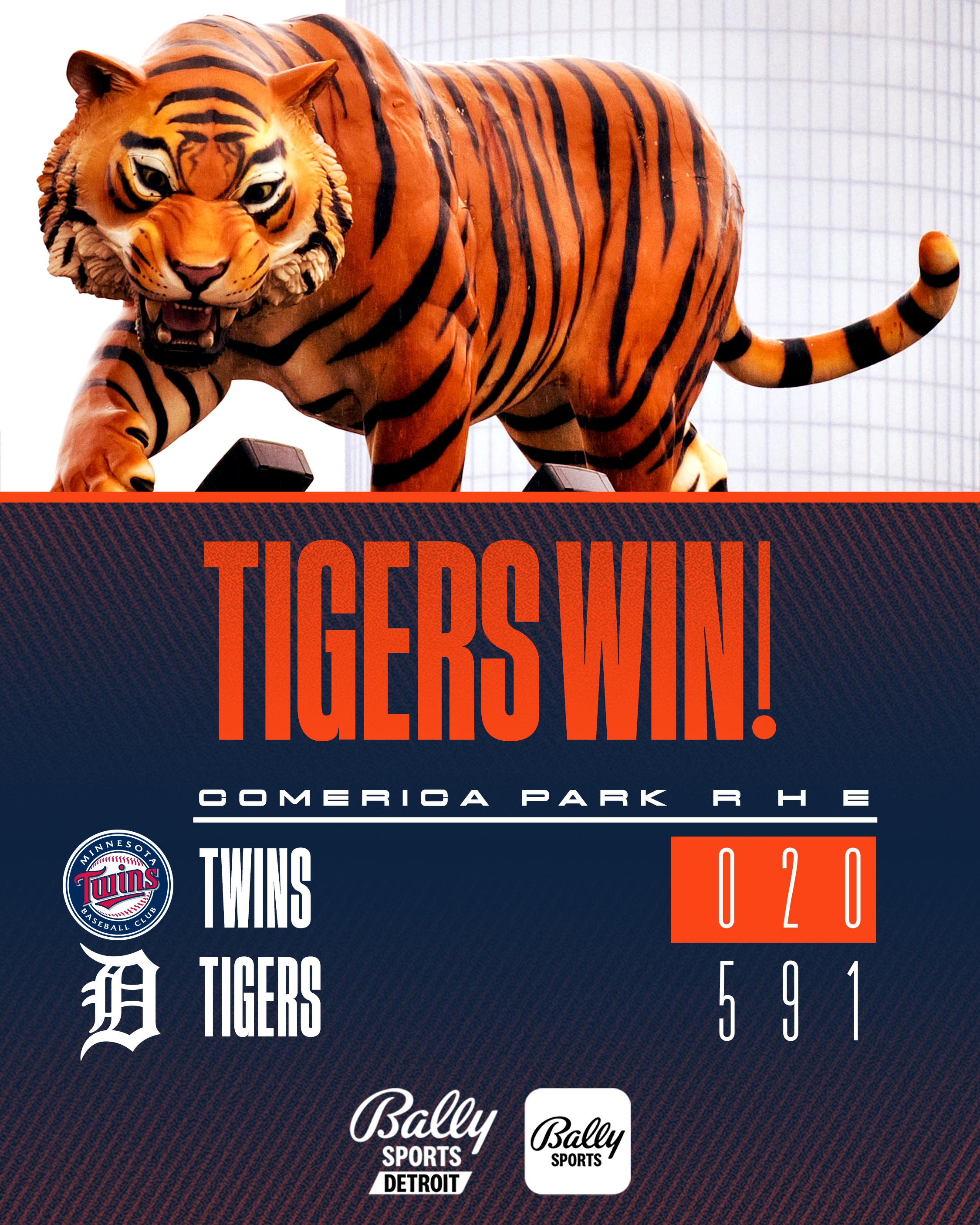 Bally Sports Detroit on Twitter "That's a series win for the Tigers