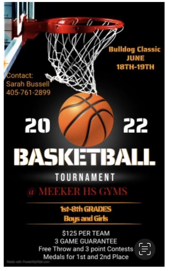 Bulldog Classic June 18-19 
Contact Sarah 405-761-2899