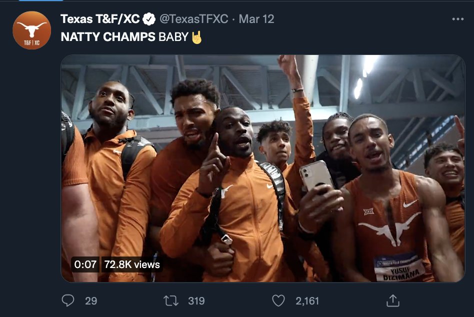 RedditCFB's tweet photo. Texas Men's Golf wins the NCAA Championship, which gives the Longhorns their 4th this year, tying a school record. Texas has also, per reports, done enough to win their 2nd straight Director's Cup, following a 25-year Stanford reign. 🏌️‍♂️🎾🚣‍♀️🏃‍♂️ https://t.co/4uFVeUfkWy