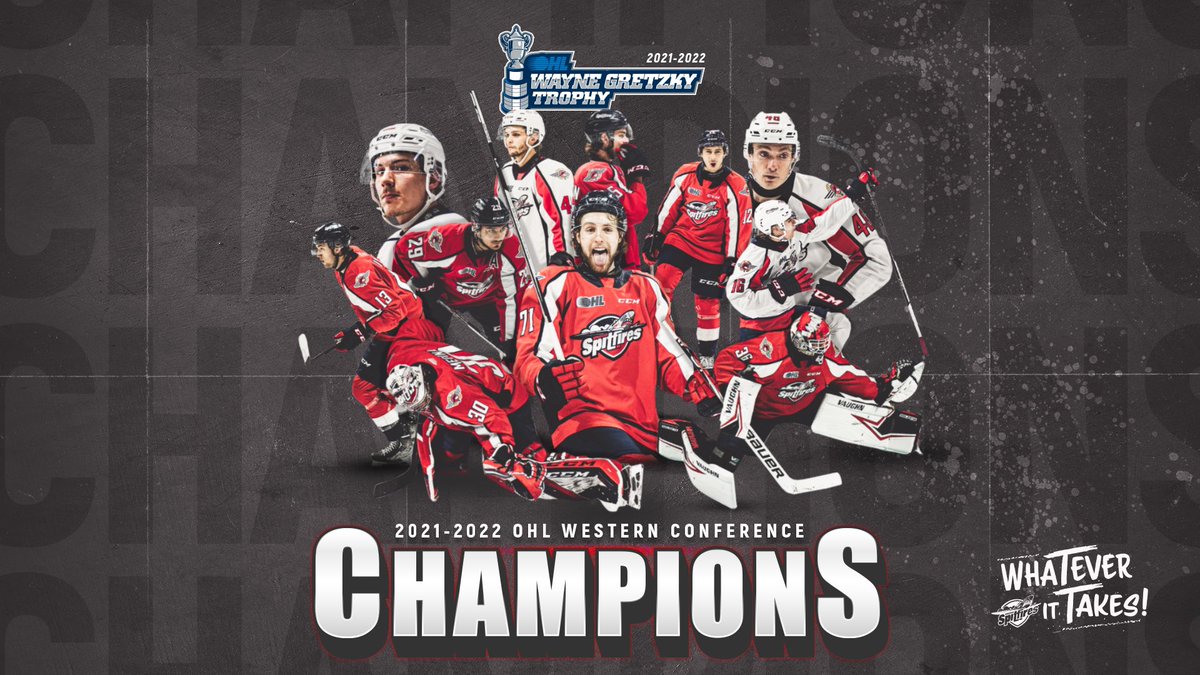 SpitsHockey's tweet photo. BEST IN THE WEST! 

#WindsorSpitfires #WhateverItTakes https://t.co/5P8iheldYw
