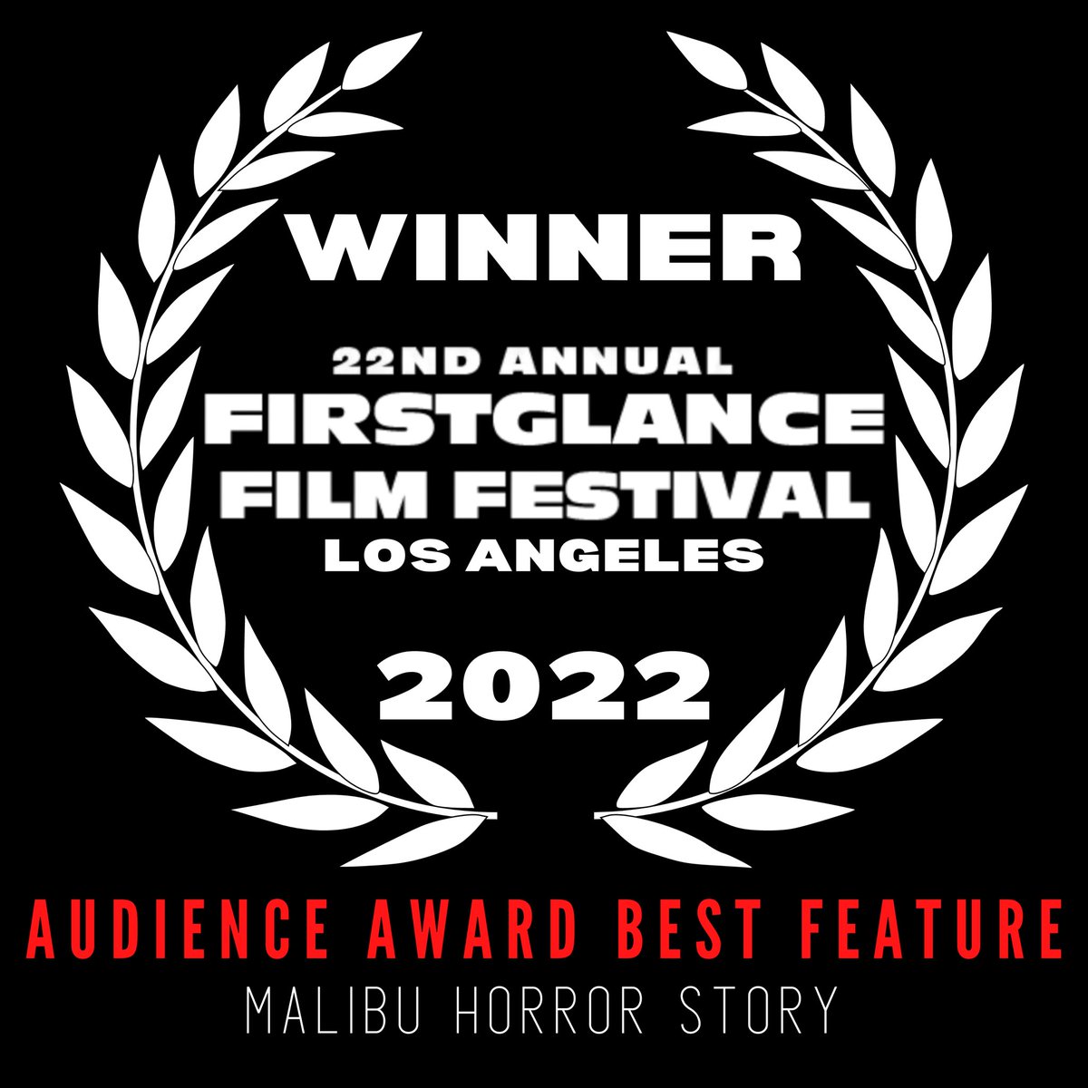 ScottSloneFilms's tweet photo. Very excited to announce that we won the AUDIENCE AWARD for BEST FEATURE FILM @firstglancefilmfests ! πππβ¨β¨Winning an audience award is really the biggest compliment your film can get! So humbled β€οΈ Thank you to everyone who came out and supported! #fgla22 #supportindiefilm https://t.co/eCKJZFeuZB
