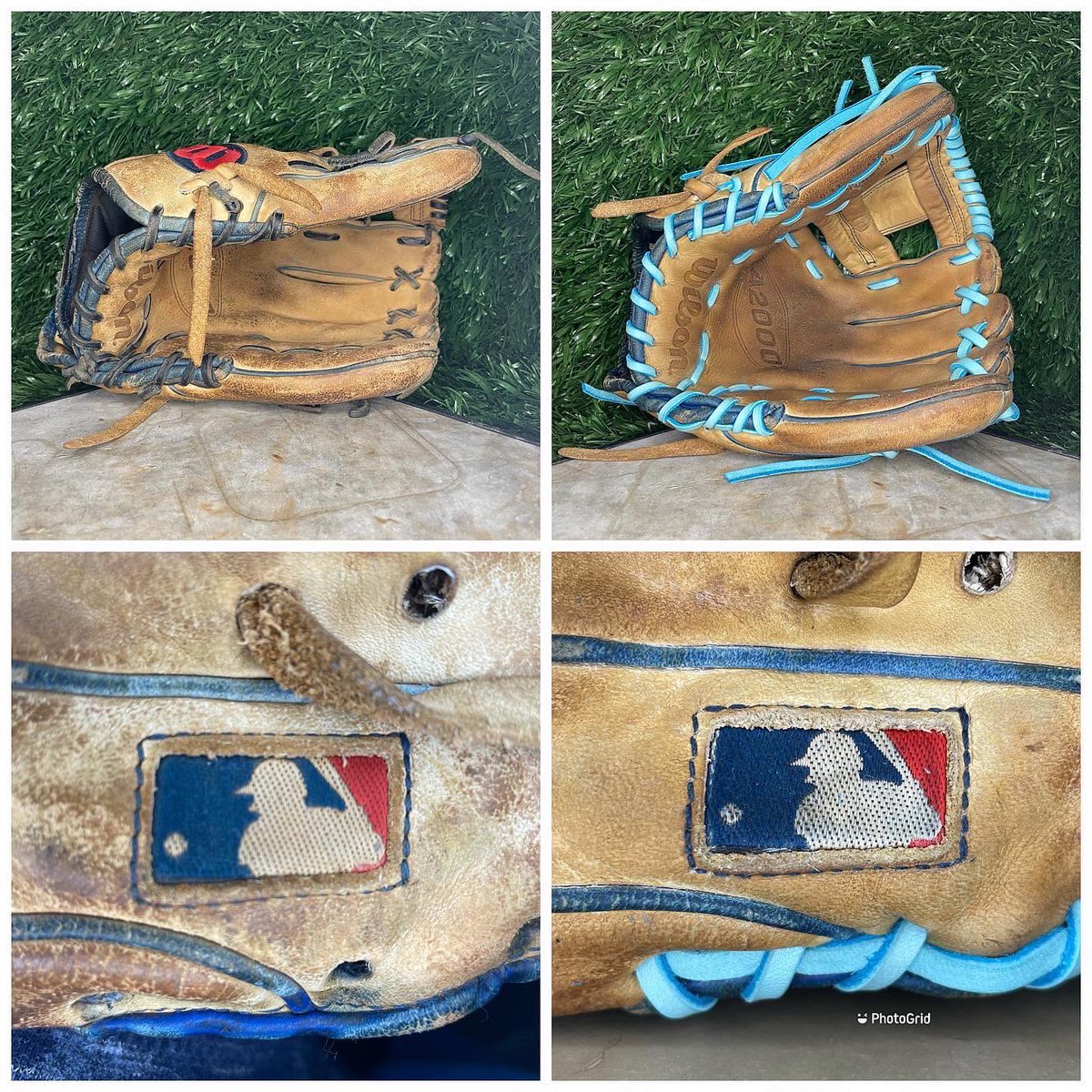 jlo2613's tweet photo. Wilson A2000 1786 @ballplayersbalm cleaner and conditioner and laces from @flatbillbaseball  #wilson #wilsonbaseball #wilsonbaseballgloves #wilsonbaseballglove #wilsona2000  #a2000 #ballplayersbalm #flatbillbaseball #gloverelace #gloverelacing #gloverepair #gloverelacer https://t.co/LavSNRQ0ri