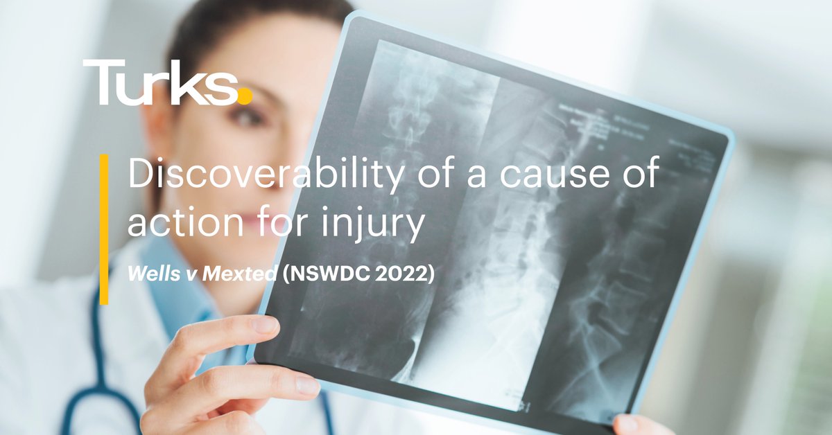 LegalTurks's tweet photo. TurkAlert - Discoverability of a cause of action for injury

To read the full TurkAlert please click here: https://t.co/opBcAZcmgJ

#Turks #Turkalert https://t.co/uJMBkoeMqH