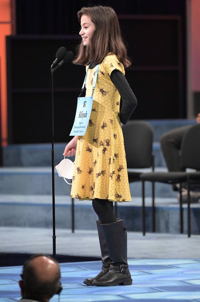 azedfoundation's tweet photo. Arizona’s Aliyah Alpert Advances to the Final Round at the Scripps National Spelling Bee! 🎉 - https://t.co/5fTlvJ1ruG

Photo Courtesy @ScrippsBee #spellingbee https://t.co/cburyUa2jZ