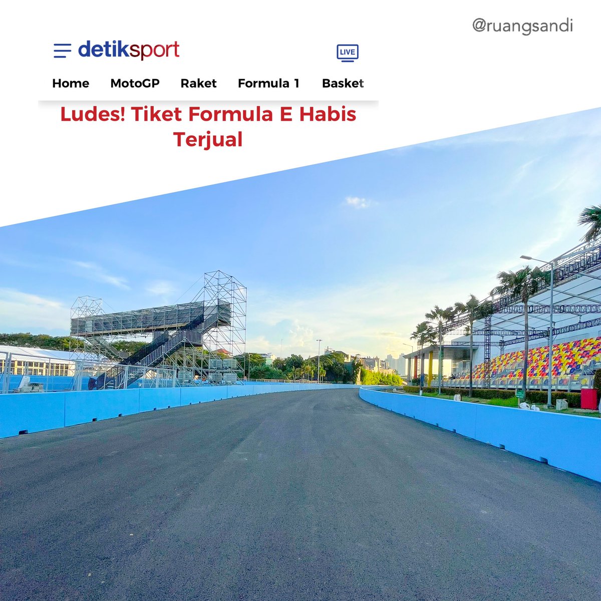 ruangsandi's tweet photo. Selamat pagi
Teruslah bermimpi sekalipun mereka membenci dan menghujat mimpi2mu
#formulae #JakartaEPrix #FormulaEjakarta #ruangsandi https://t.co/ONiCbCURSL