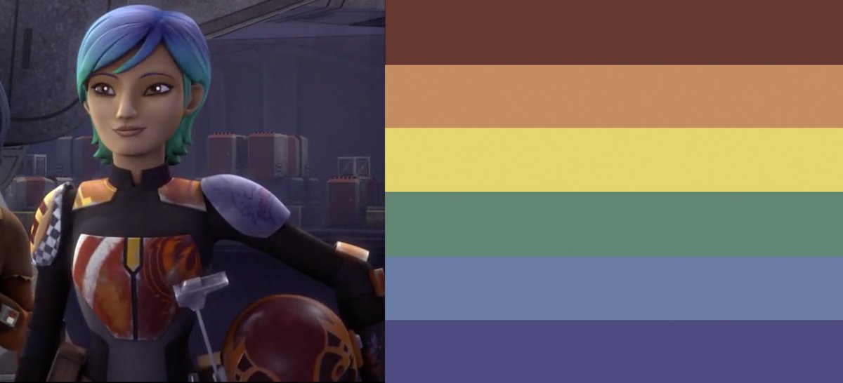 lothaldraws's tweet photo. Happy pride month to these flags I made from color-picking screenshots of Sabine ☺️ https://t.co/4ABdFYin1L