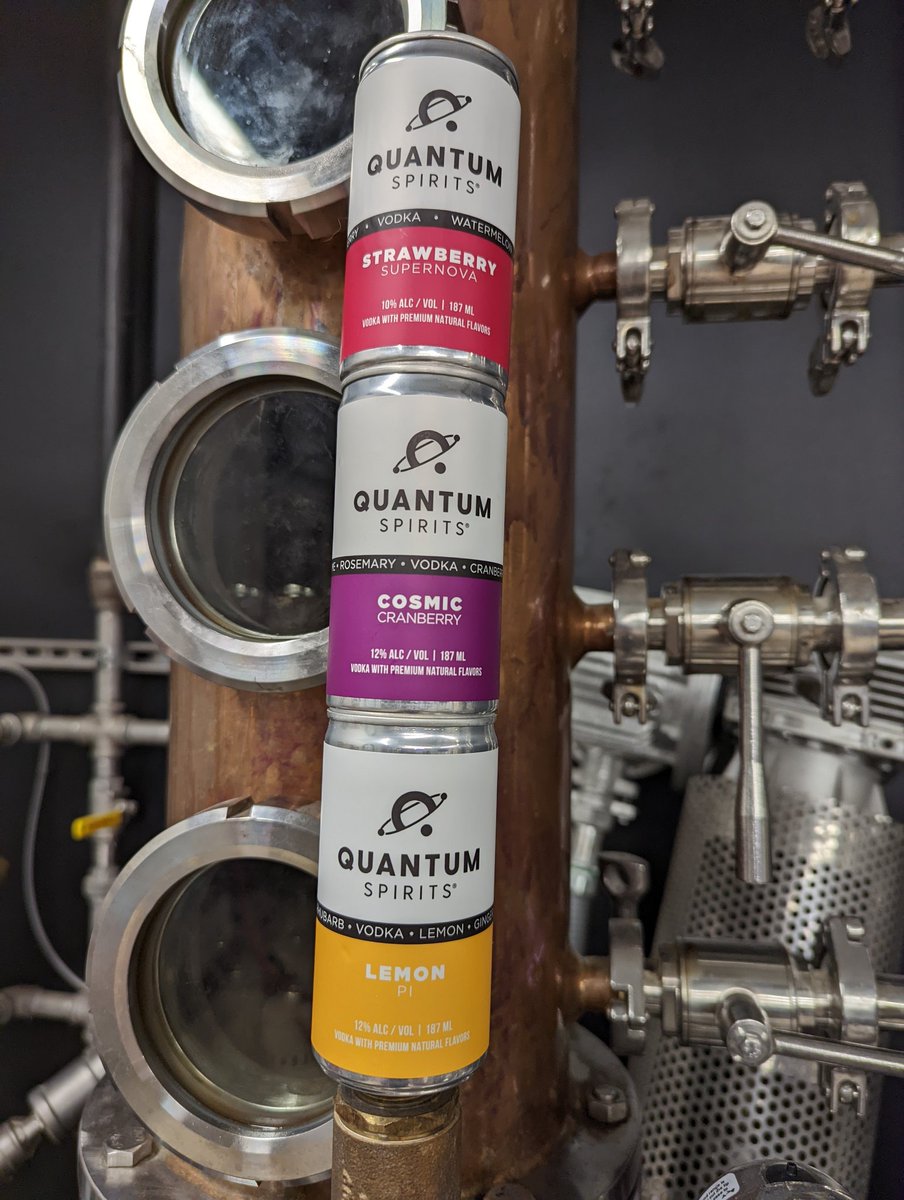 Boom!  We did a thing.  Three proper ready to drink cocktail flavors in a can (12%alc/vol) made with rye vodka produced in this very column.  Hello summer 🔆