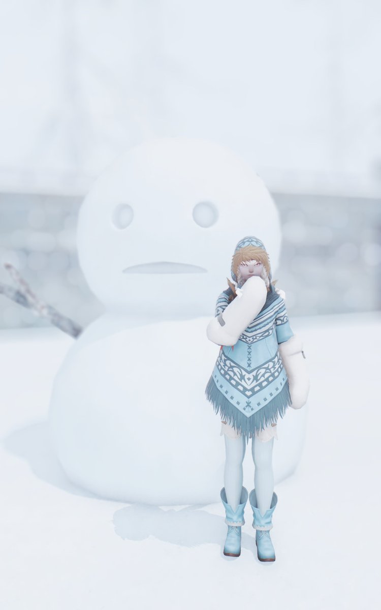 Lullaby_ff14's tweet photo. 눈사람 눈입 기여워 oㅅo <<
#FFXIV #ffxivsnaps #GPOSERS #ffxivss  #miqote #EorzeaPhotos #おはミコ #本日のミコッテ #오늘의_여코테 https://t.co/VKu2ORcL3e