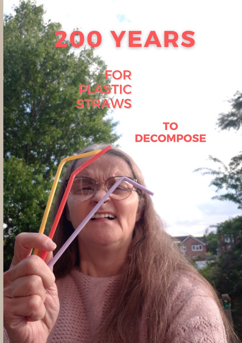 Sybille1009's tweet photo. Did you know that a supermarket plastic bag takes around 20 years to decompose, a plastic straw up to 200 years, plastic water bottles 450 years, coffee pods, disposable nappies and plastic toothbrushes up to 500 years! Think about it next time you go shopping.  #letsconnect https://t.co/keuNXwQkSb
