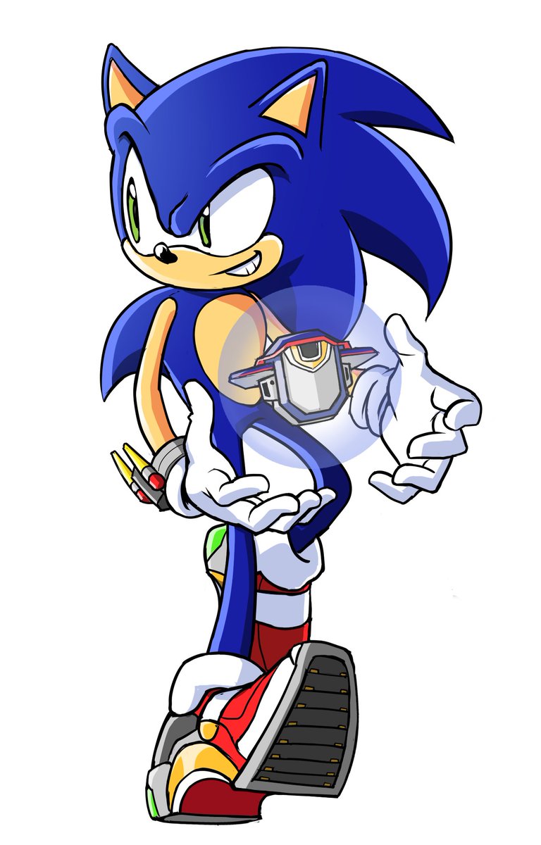 sonic the hedgehog 1boy male focus gloves solo green eyes white gloves furry male  illustration images