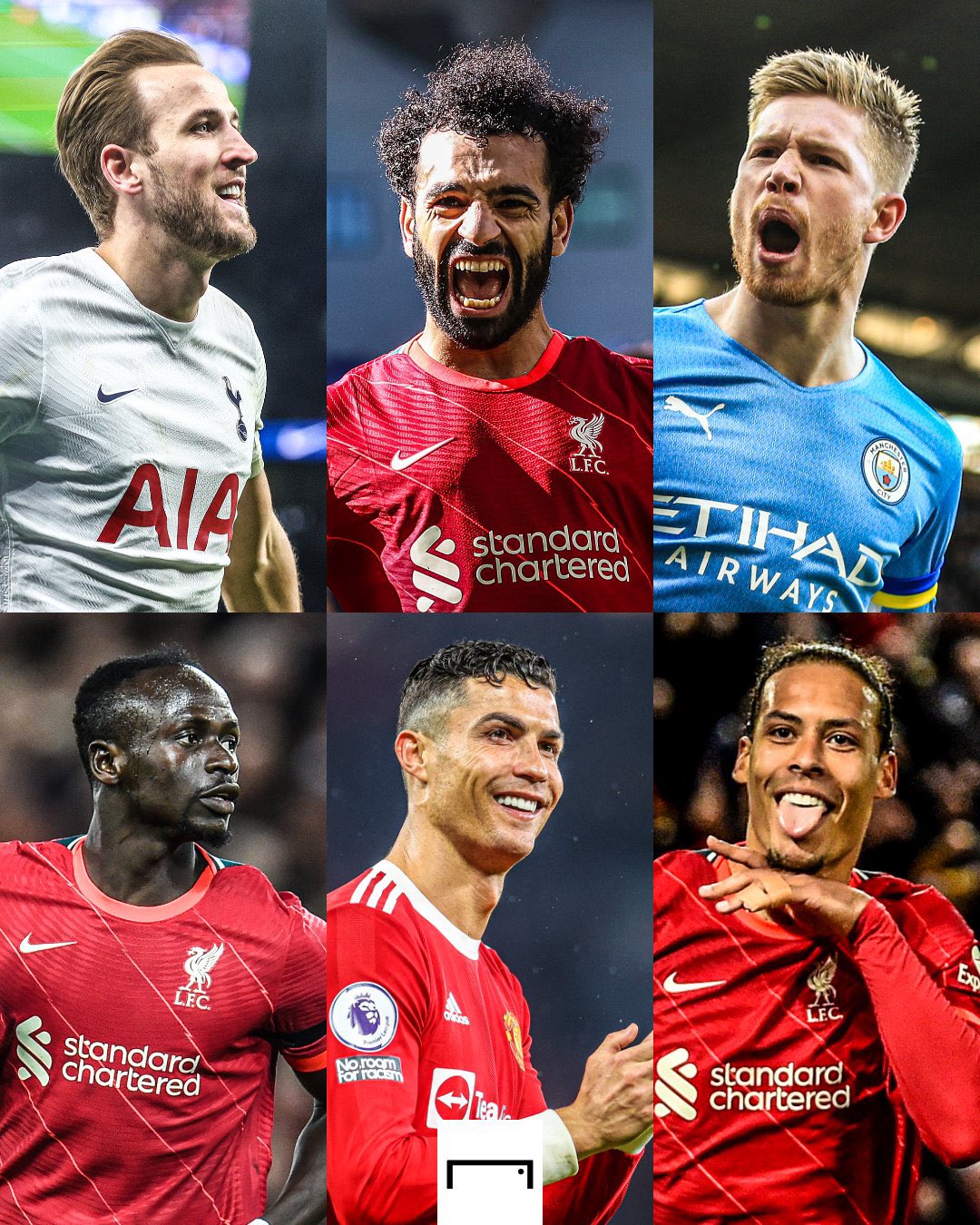 Goal Japan No 1に輝くのは イングランドのプロサッカー選手 協会 Pfa が 国内でプレーする選手を対象とした Pfa年間最優秀選手賞 のノミネート 6選手を発表 Pfa年間最優秀選手賞候補 ケイン サラー デ