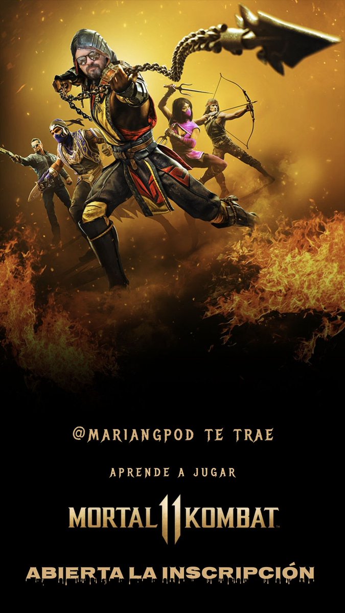 batmaniano's tweet photo. Y de paso pueden aprovechar la promo del Hot Sale y llevarse con un 25% OFF el curso avanzado de MK11 https://t.co/vcX4JJHP6i