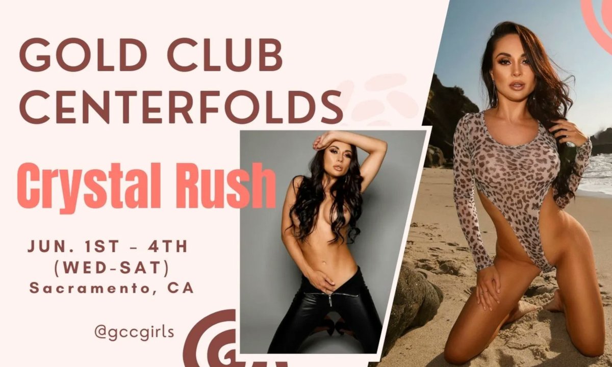 AVNMediaNetwork's tweet photo. Crystal Rush Begins Four-Night Sacramento Engagement Tonight https://t.co/DMRJQO4pI1 @_rush187_ @CenterfoldsSac https://t.co/NsYansApbP